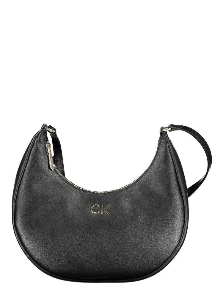 Black Recycled Polyester Women Handbag