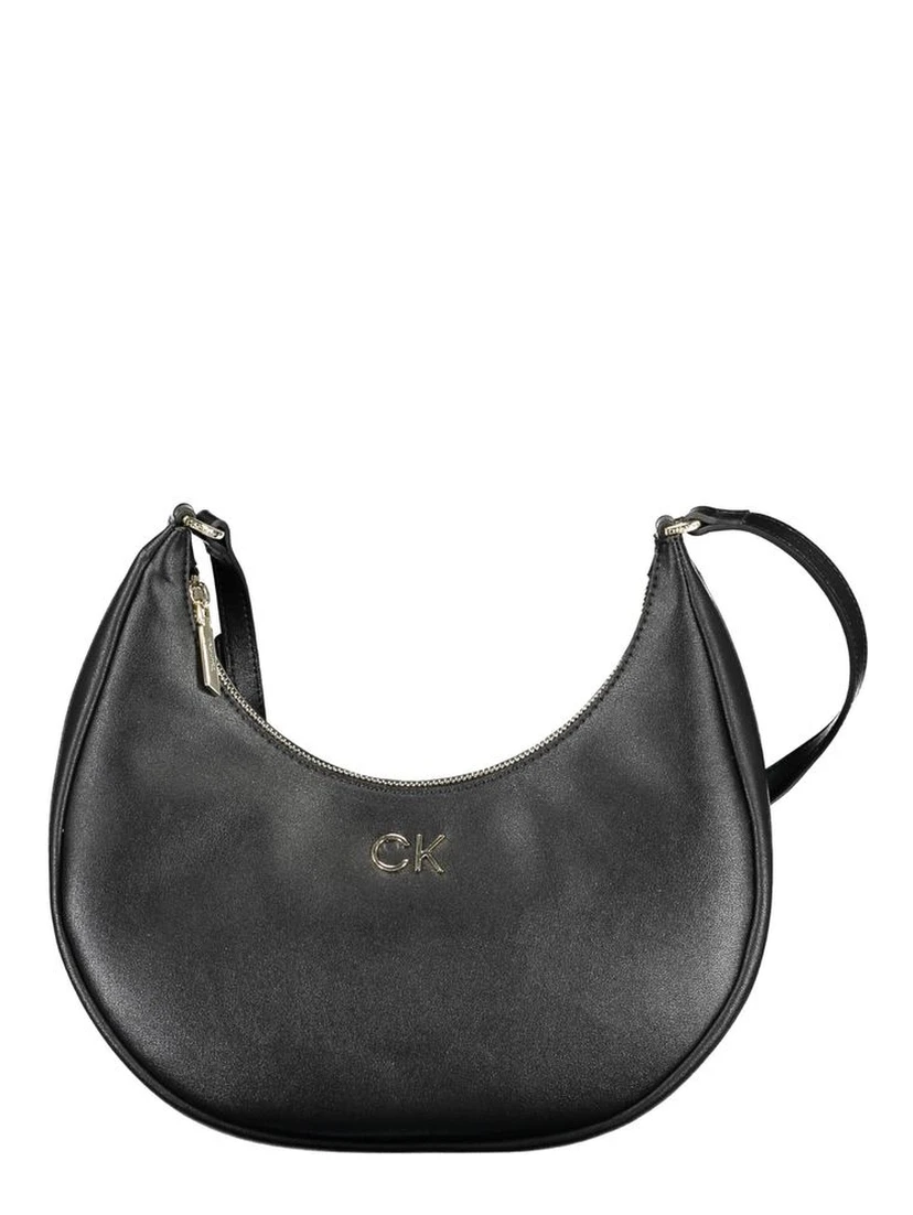 Black Recycled Polyester Women Handbag