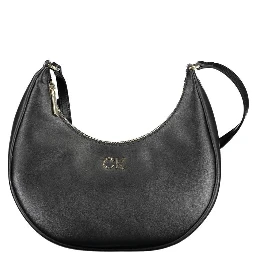 Black Recycled Polyester Women Handbag