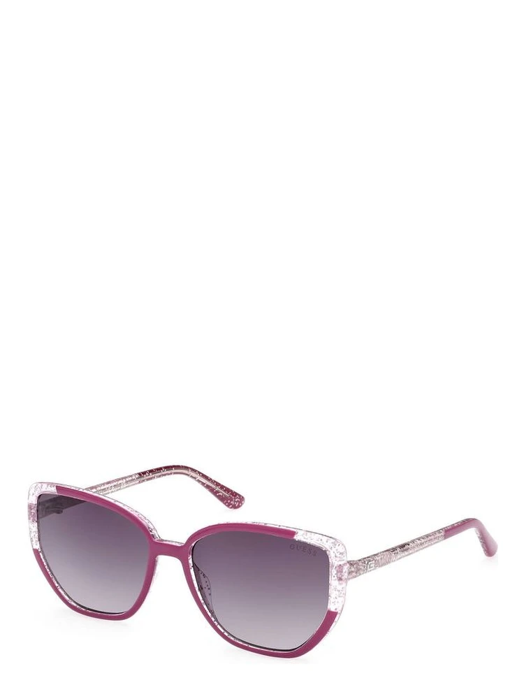 Purple Injected Women Sunglass