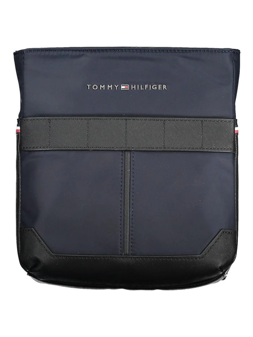 Blue Polyester Men Shoulder Bag