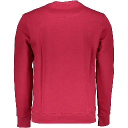 Red Cotton Men Sweater