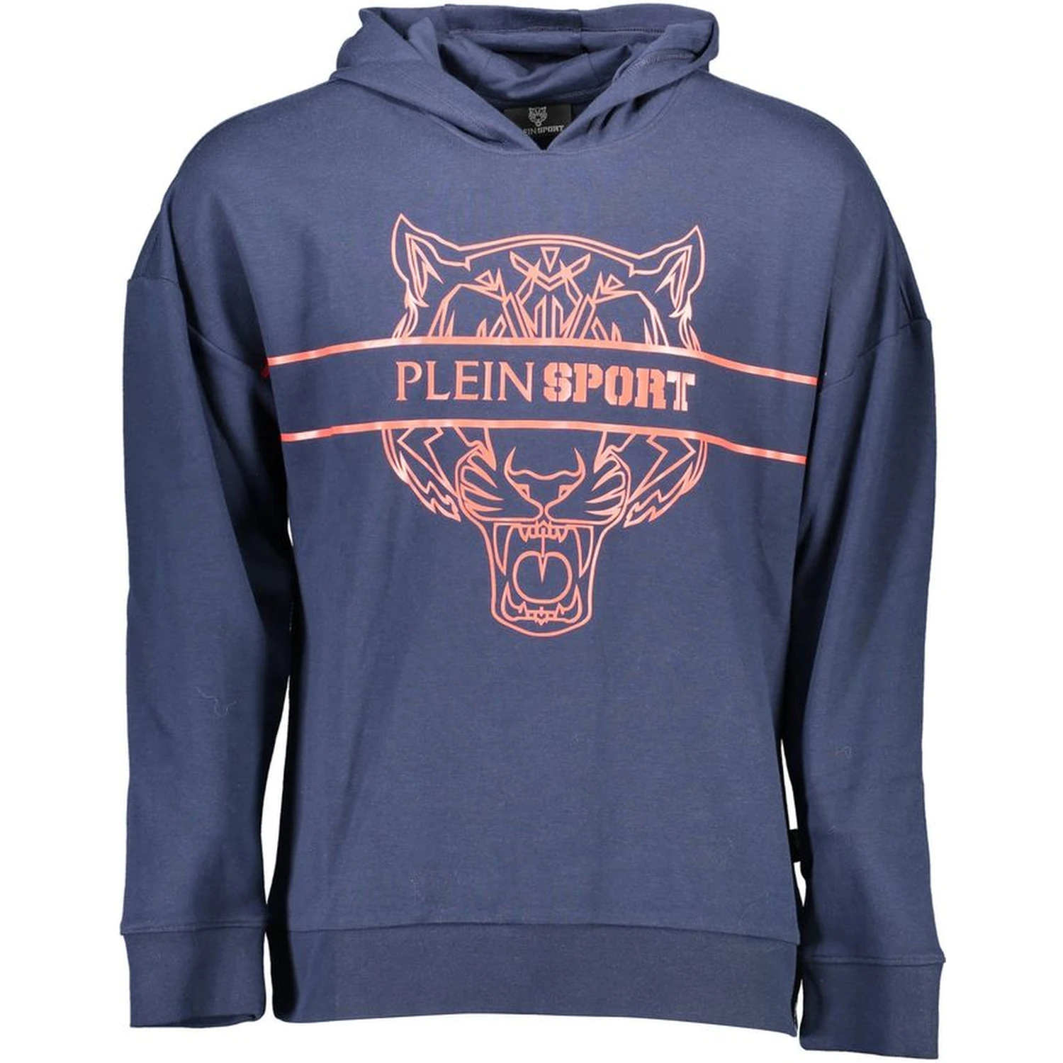 Blue Cotton Men Sweater