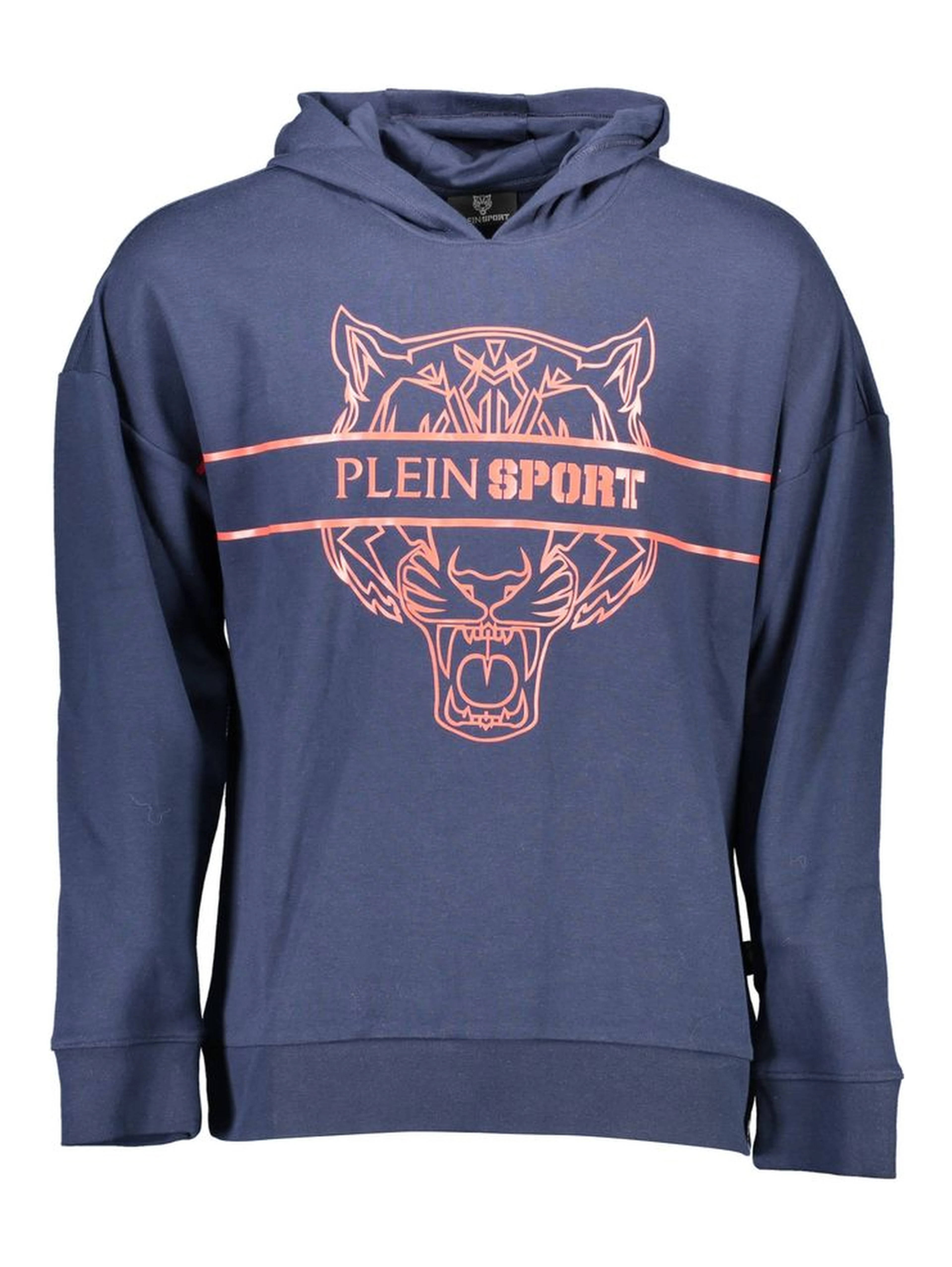 Blue Cotton Men Sweater