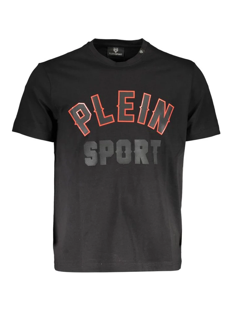 Black Cotton Men T-Shirt