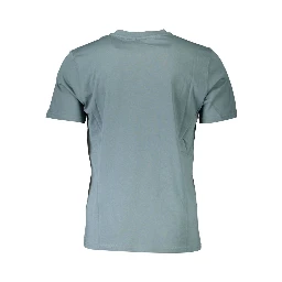 Green Cotton Men T-Shirt