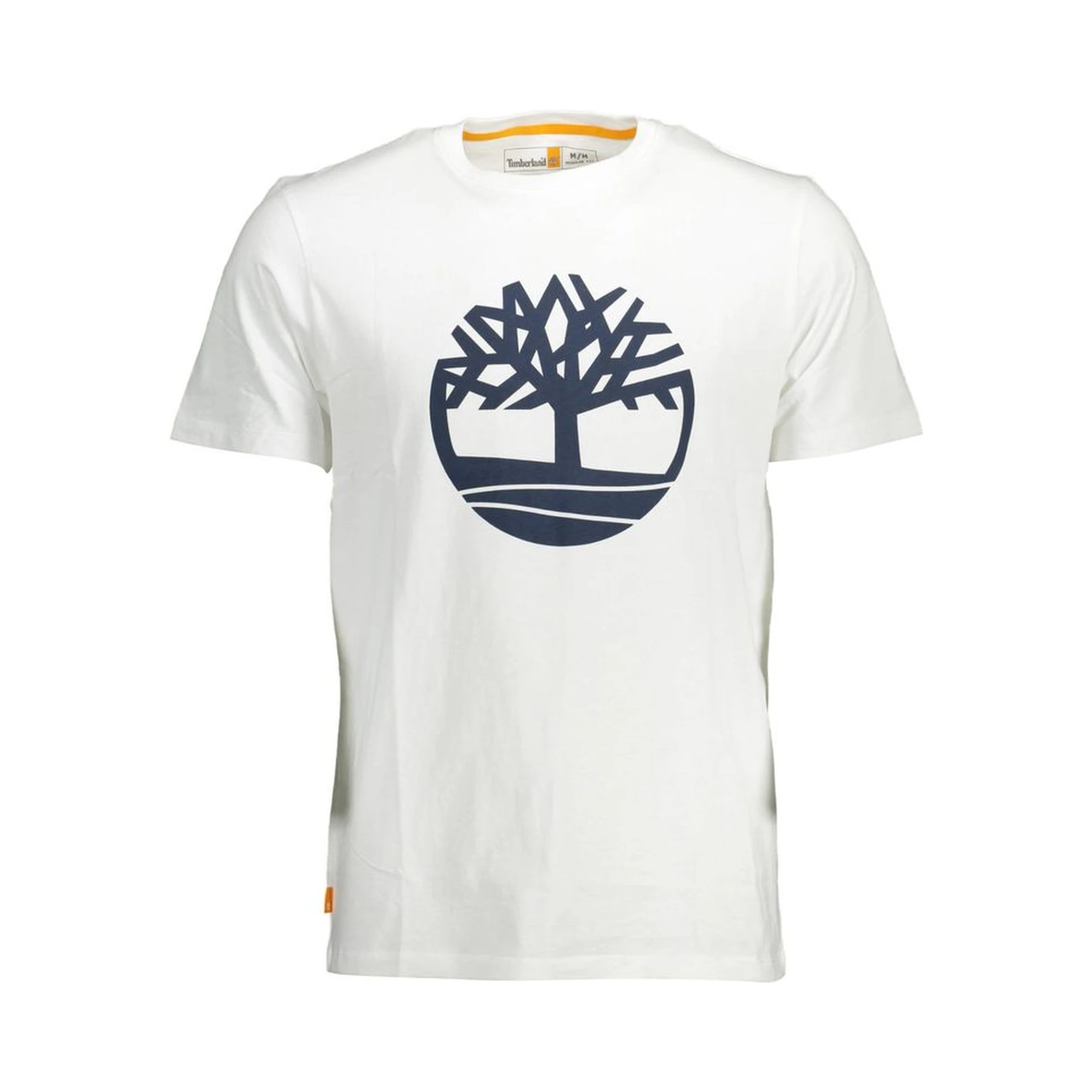 White Cotton Men T-Shirt