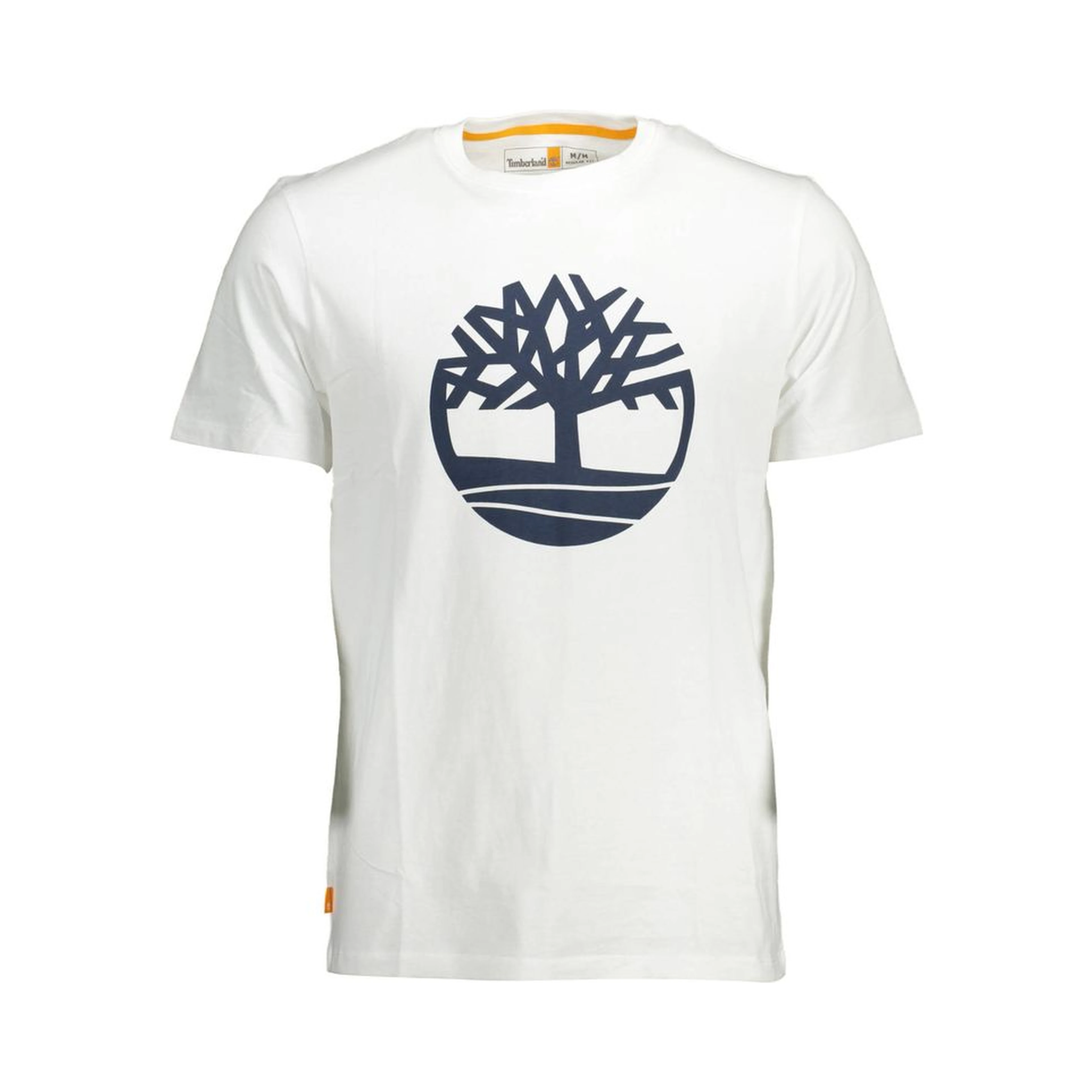 White Cotton Men T-Shirt