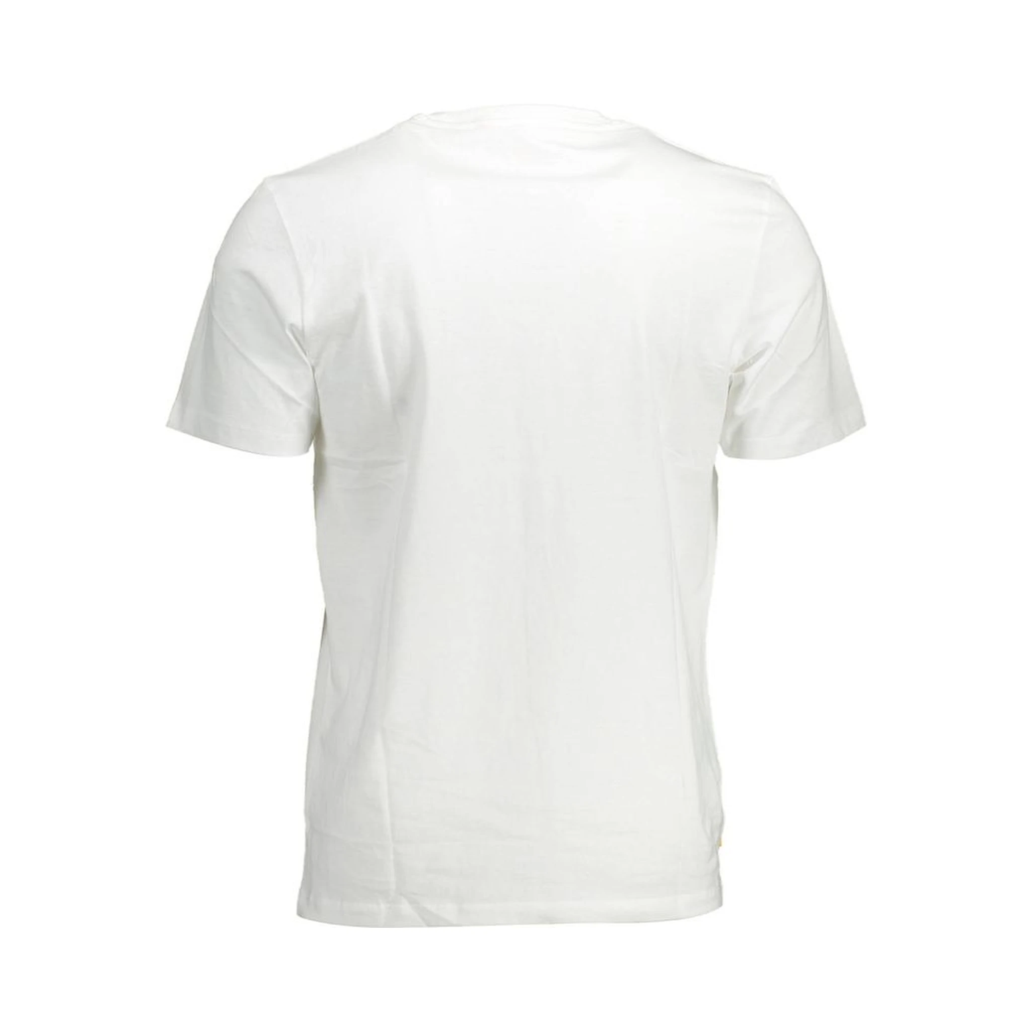 White Cotton Men T-Shirt