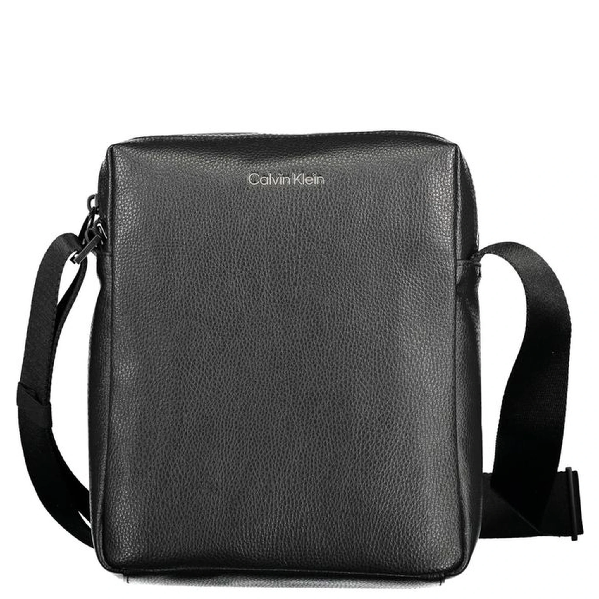 Black Polyester Men Shoulder Bag