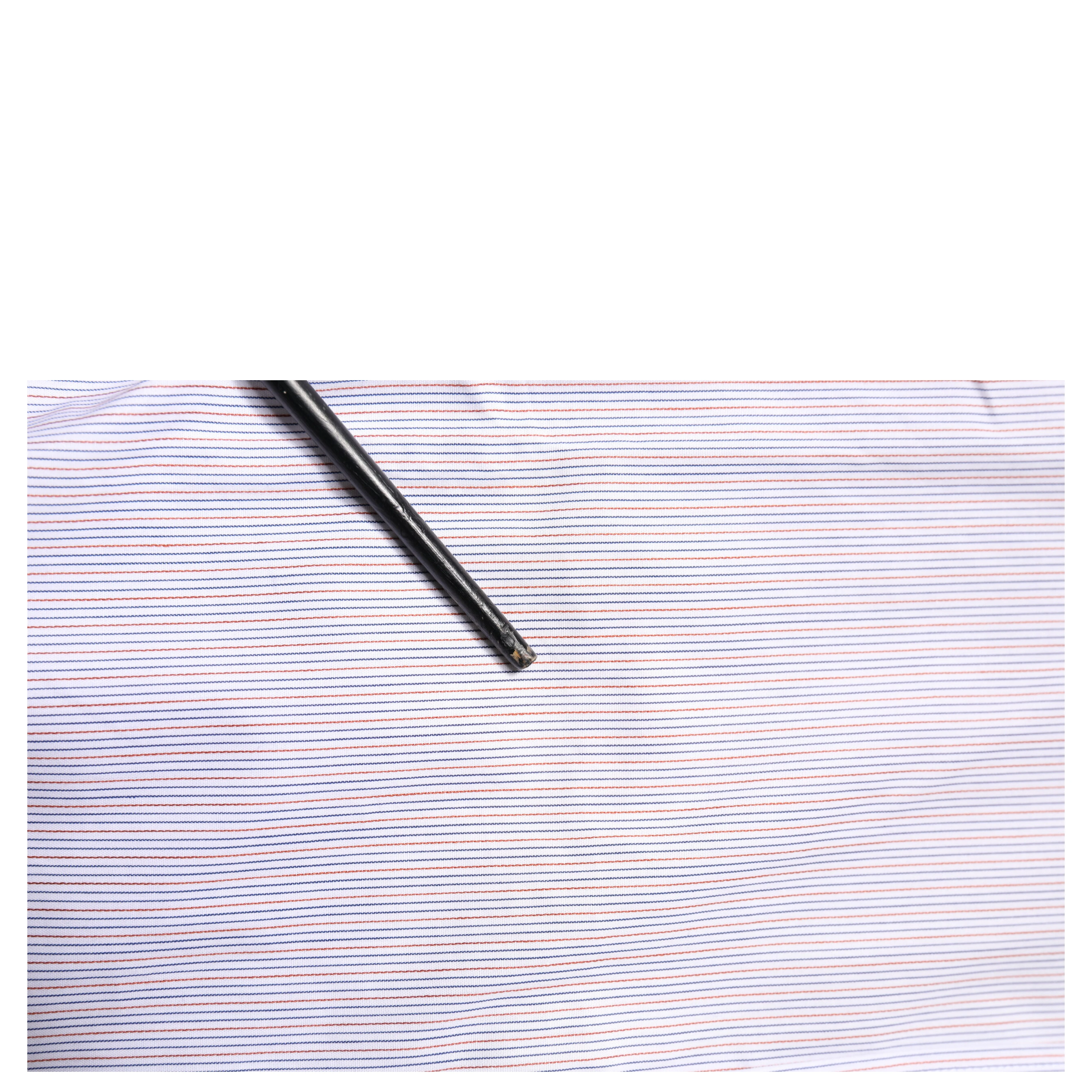 White Striped Cotton GOLD Long Sleeves Shirt