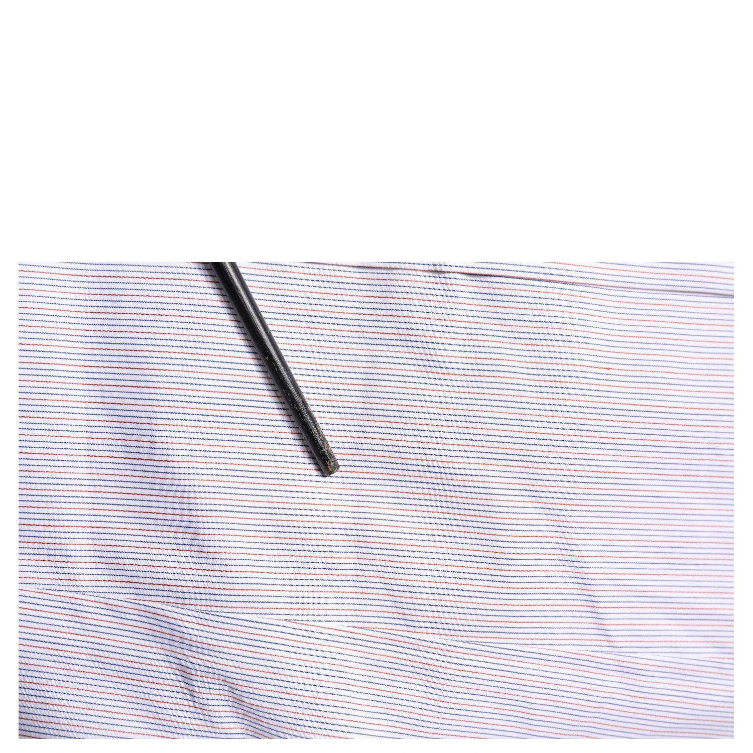 White Striped Cotton GOLD Long Sleeves Shirt