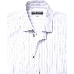 White Striped Cotton MARTINI Men Dress Shirt