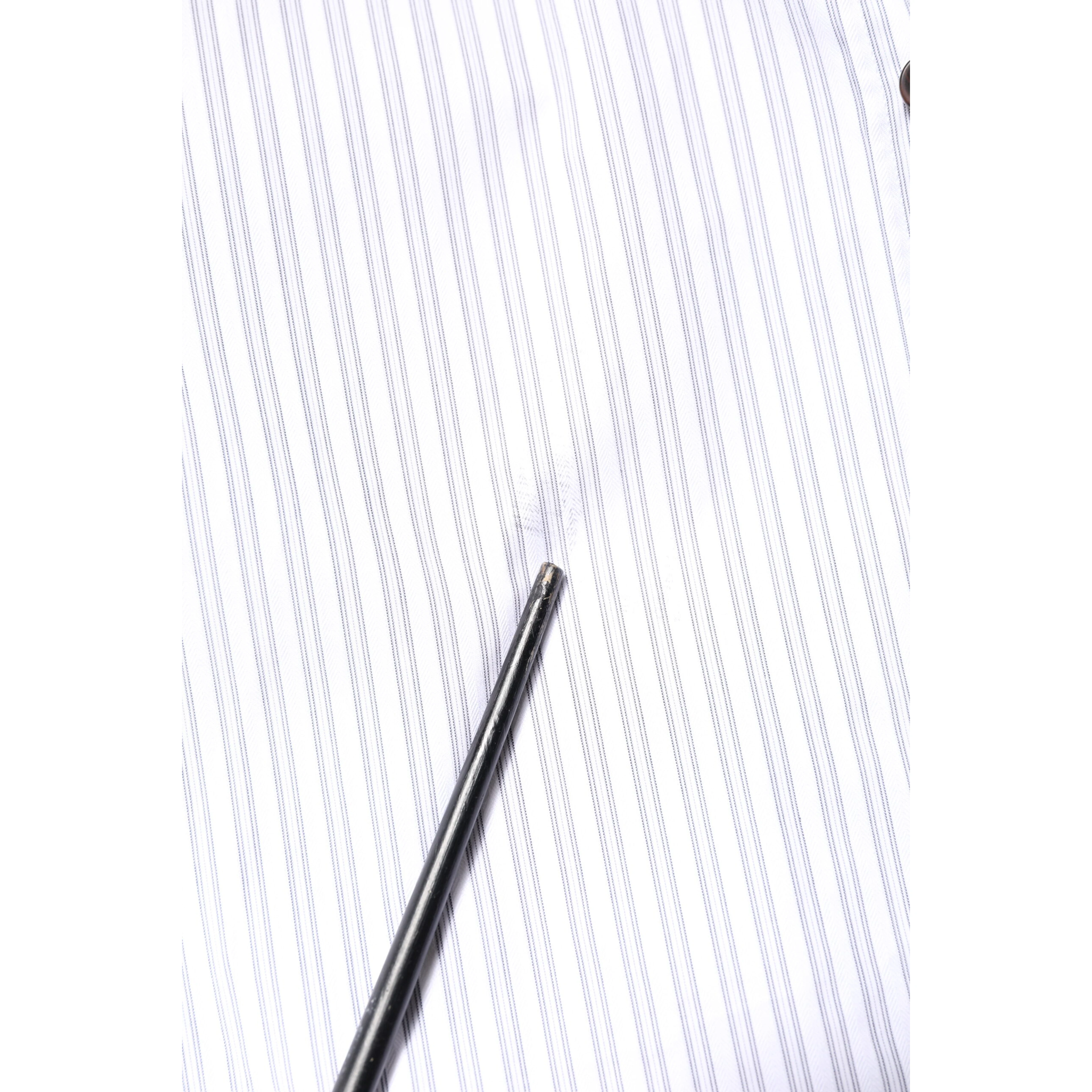 White Striped Cotton MARTINI Men Dress Shirt