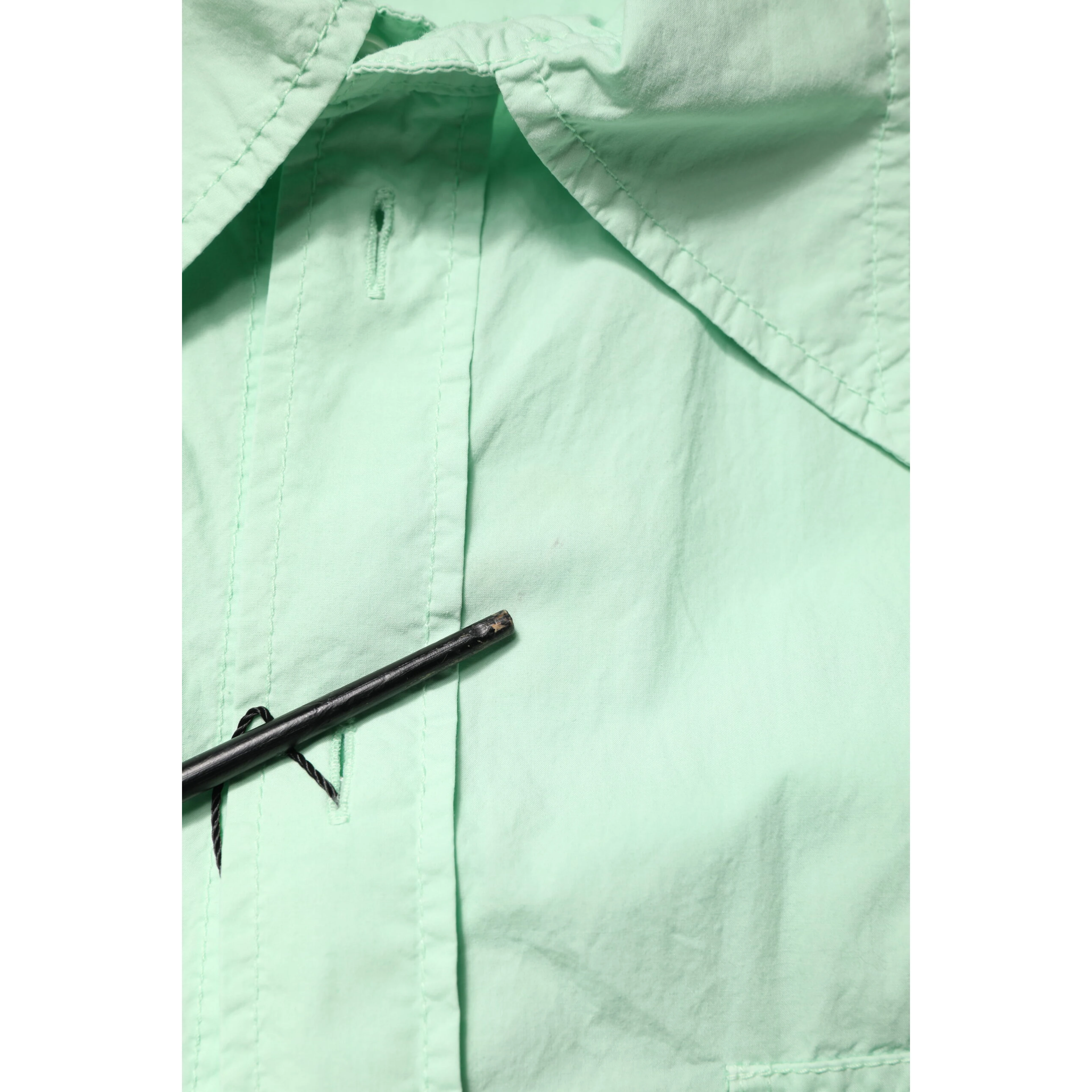 Green Cotton Short Sleeves Men Casual Shirt
