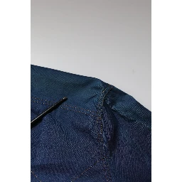 Blue Cotton GOLD Long Sleeves Casual Shirt