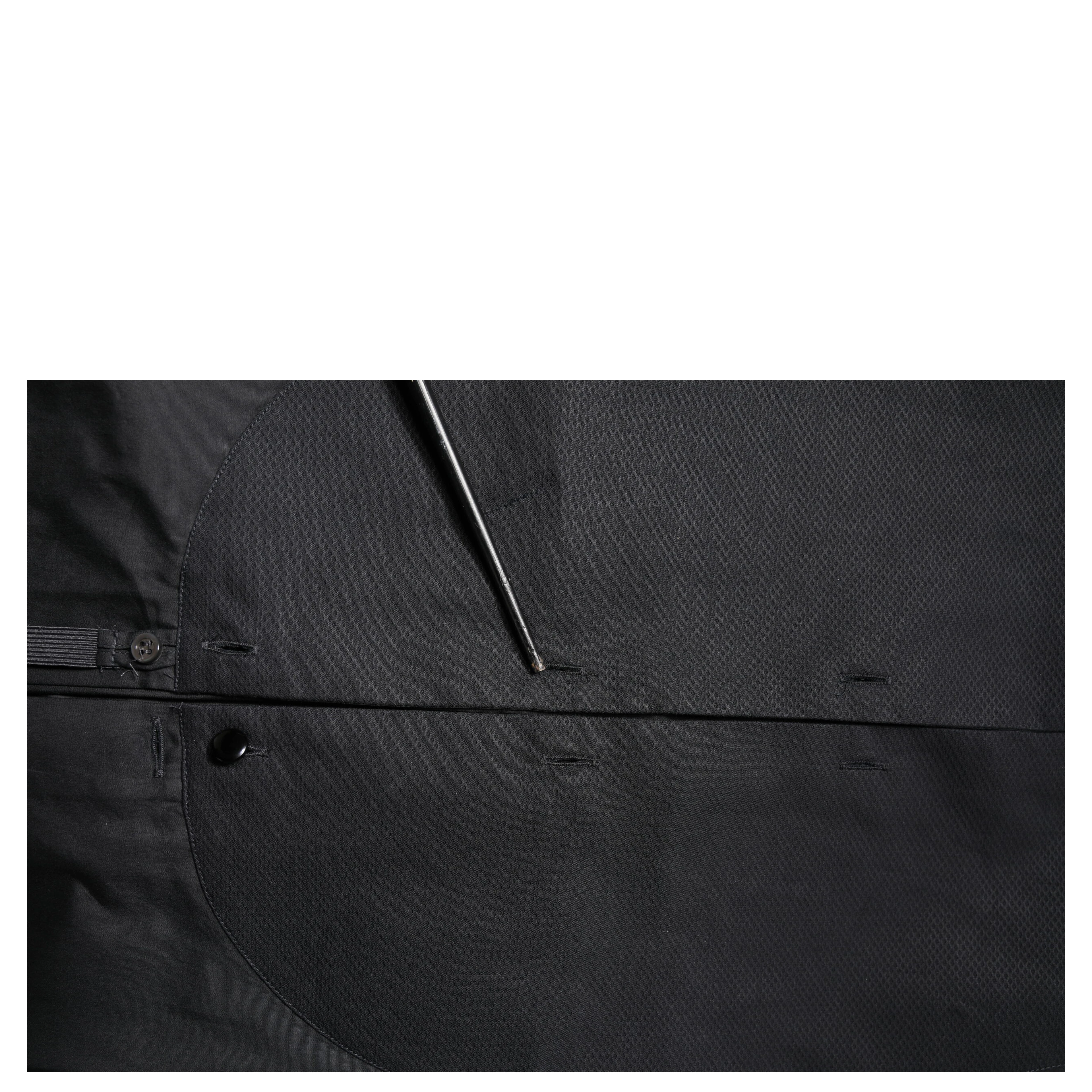 Black Cotton Long Sleeves Formal Dress Shirt