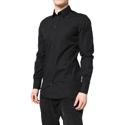 Black GOLD Cotton Dress Formal Shirt