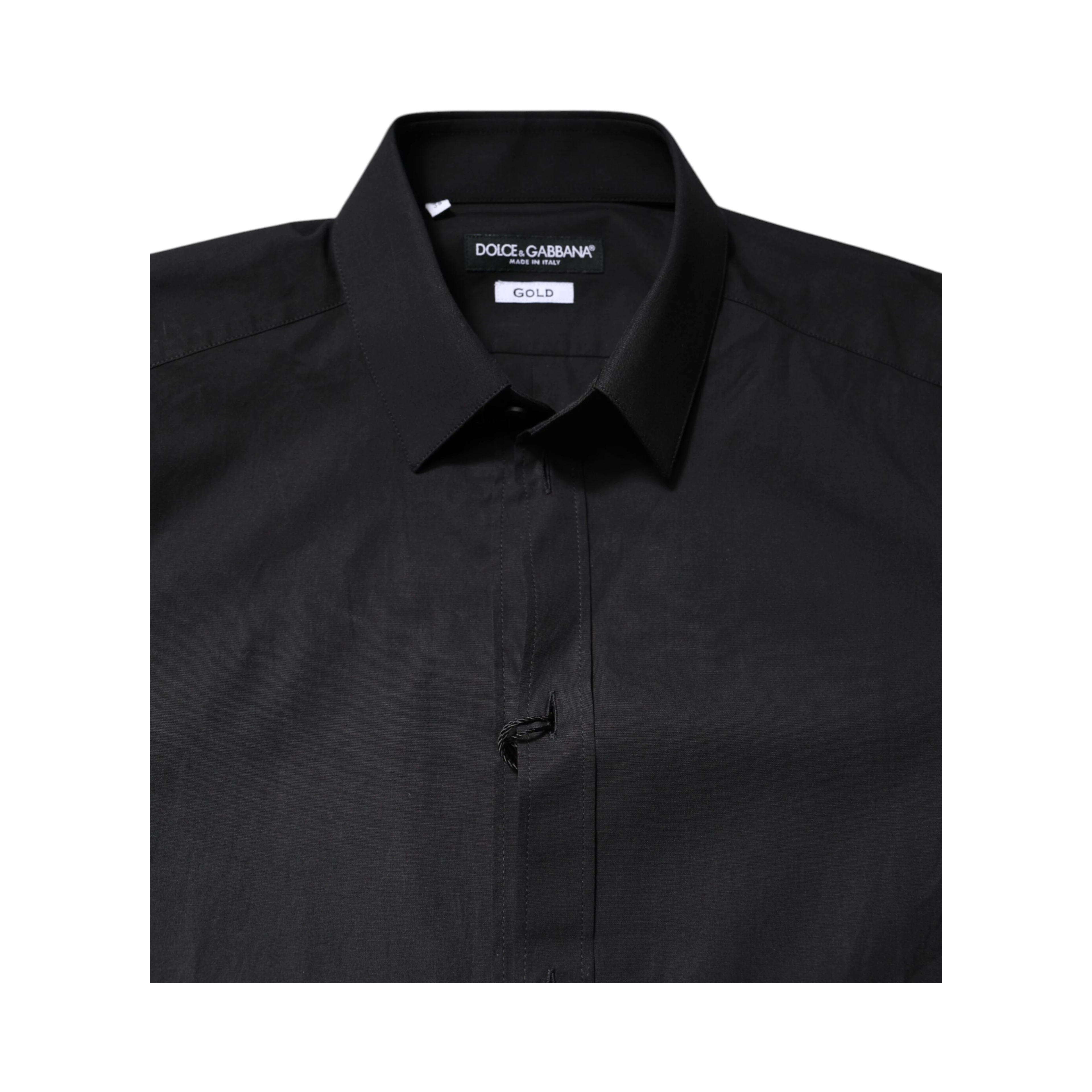 Black GOLD Cotton Dress Formal Shirt