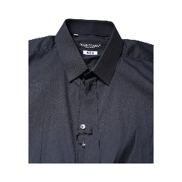 Dark Blue MARTINI Cotton Dress Formal Shirt