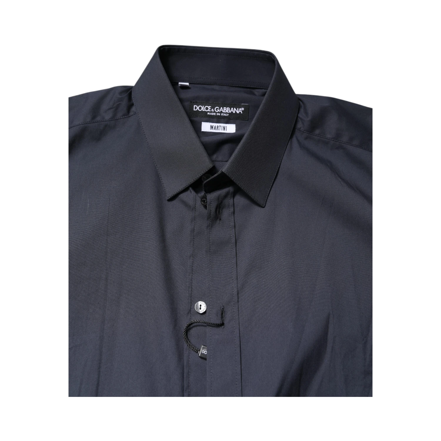 Dark Blue MARTINI Cotton Dress Formal Shirt