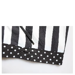 Black White Stripe Button Down Casual Shirt