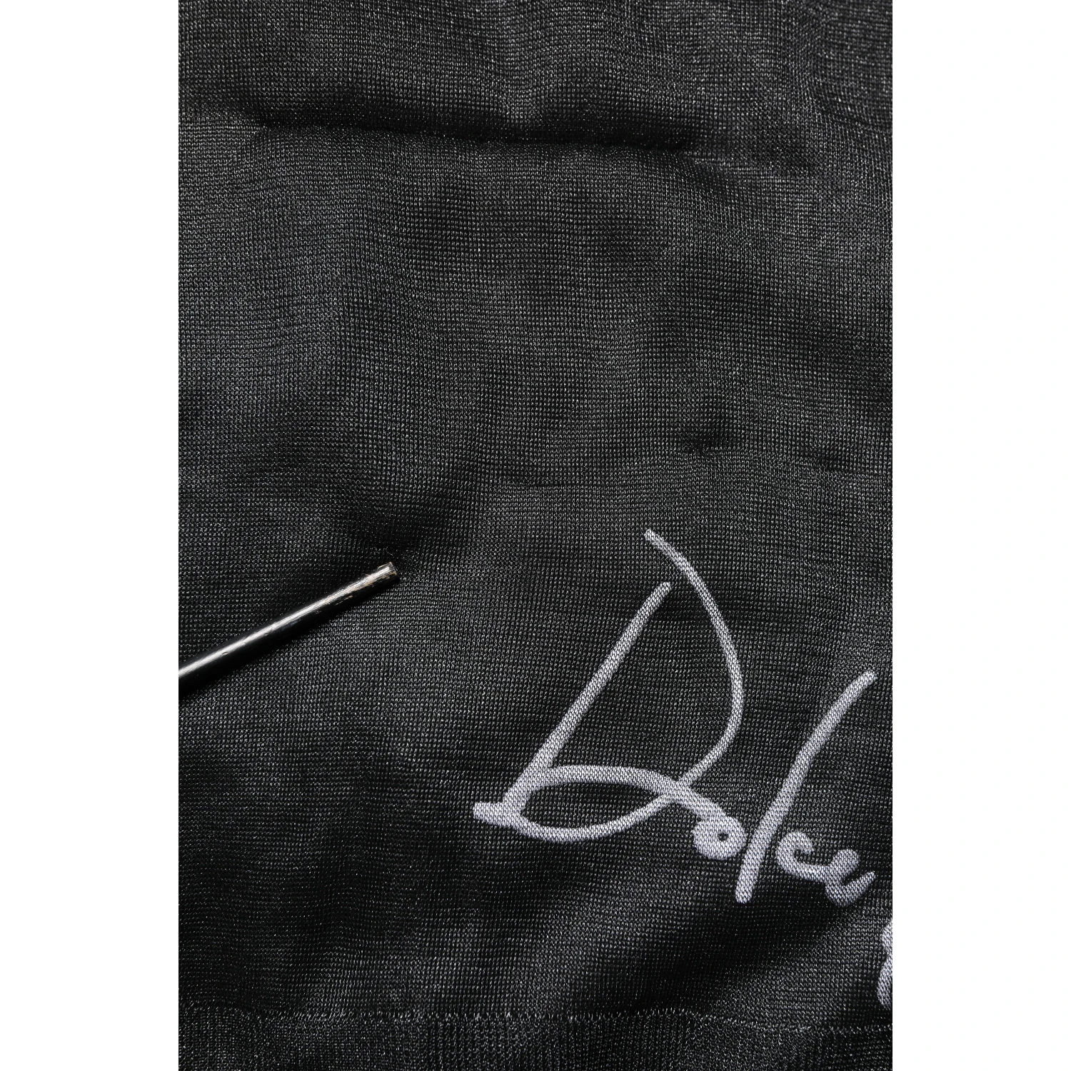 Black Logo Knitted Crewneck Pullover Sweater