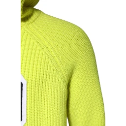 Green 69 Knit Hooded Men Pullover Sweater