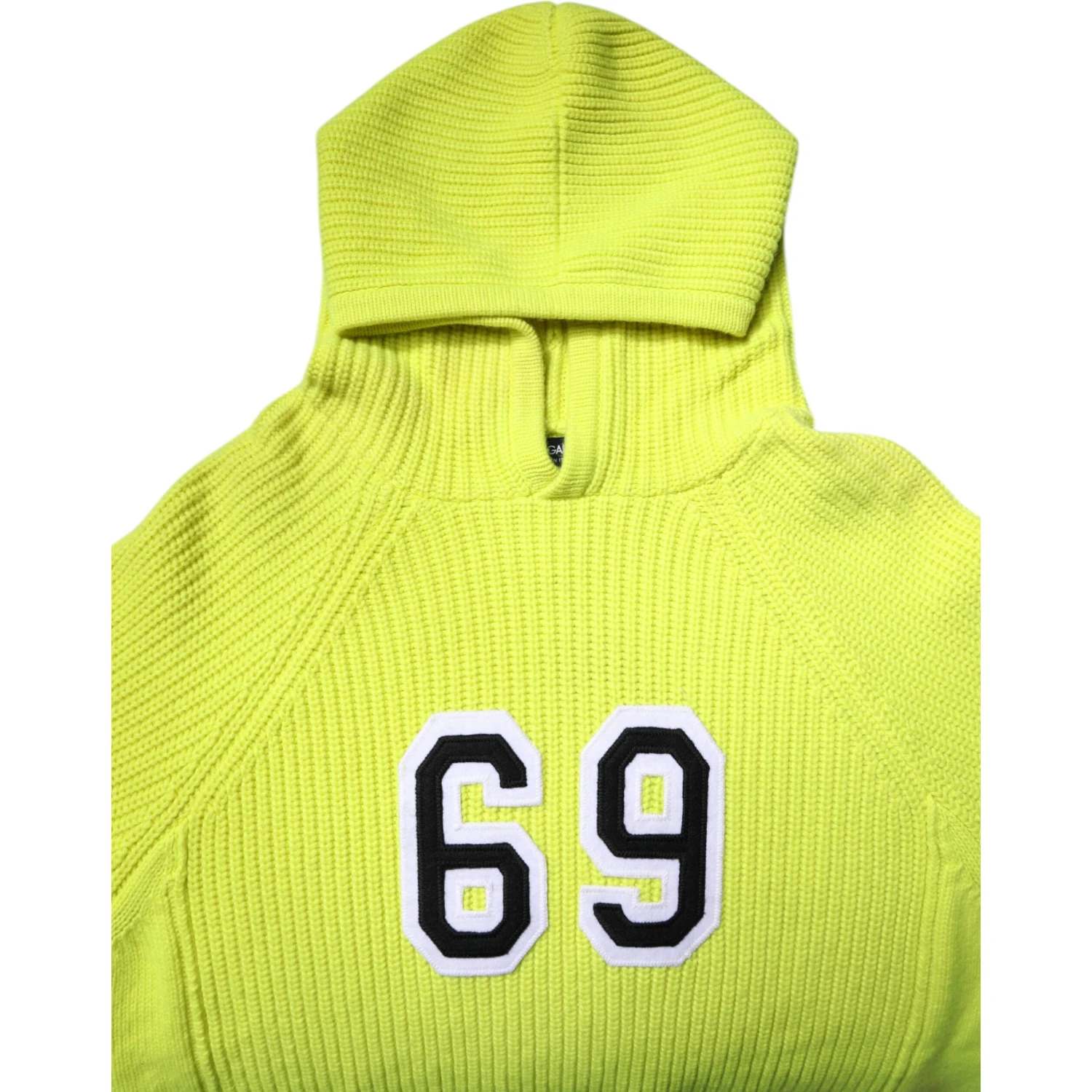 Green 69 Knit Hooded Men Pullover Sweater