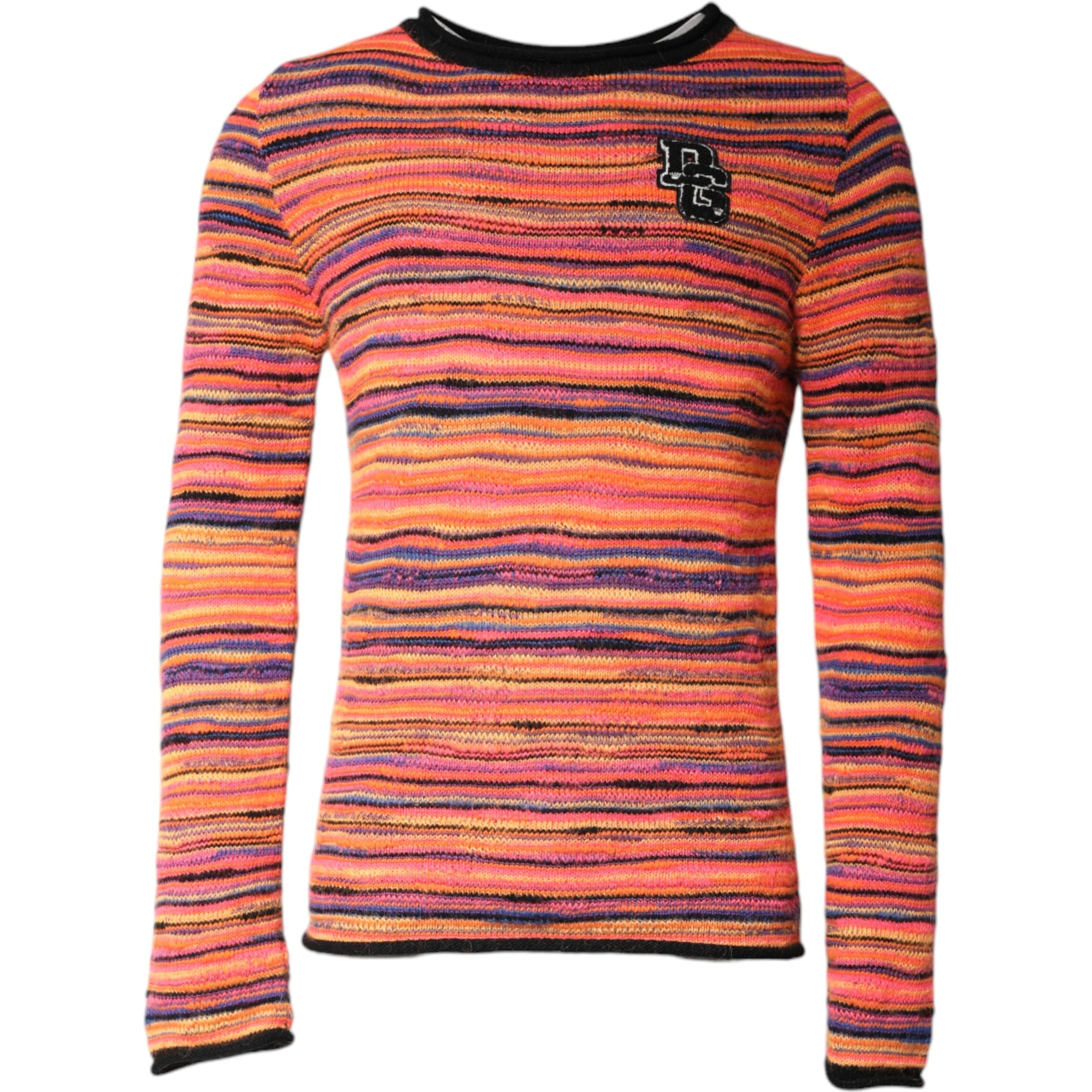 Multicolor Wool DGLogo Knit Pullover Sweater