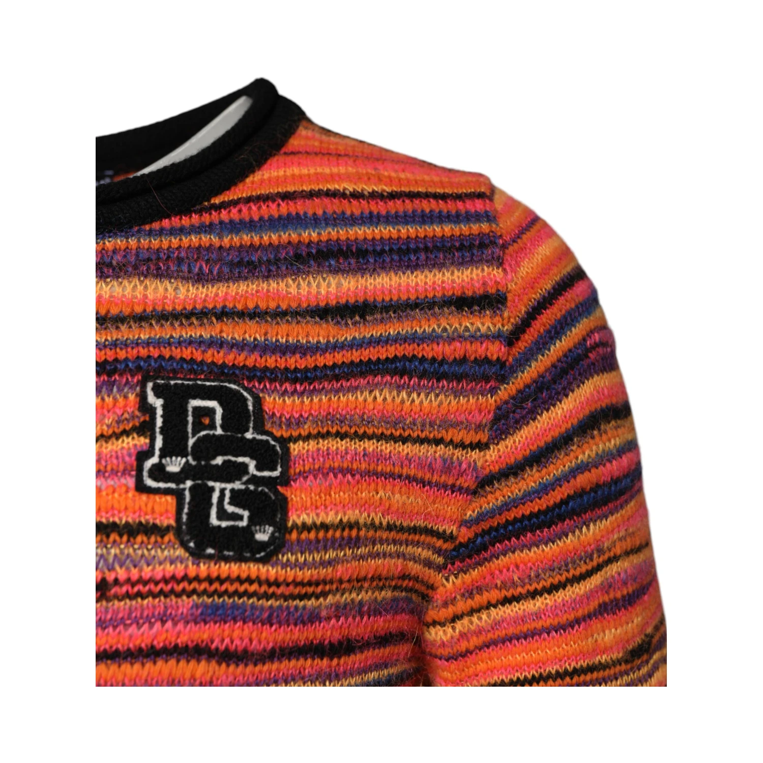 Multicolor Wool DGLogo Knit Pullover Sweater