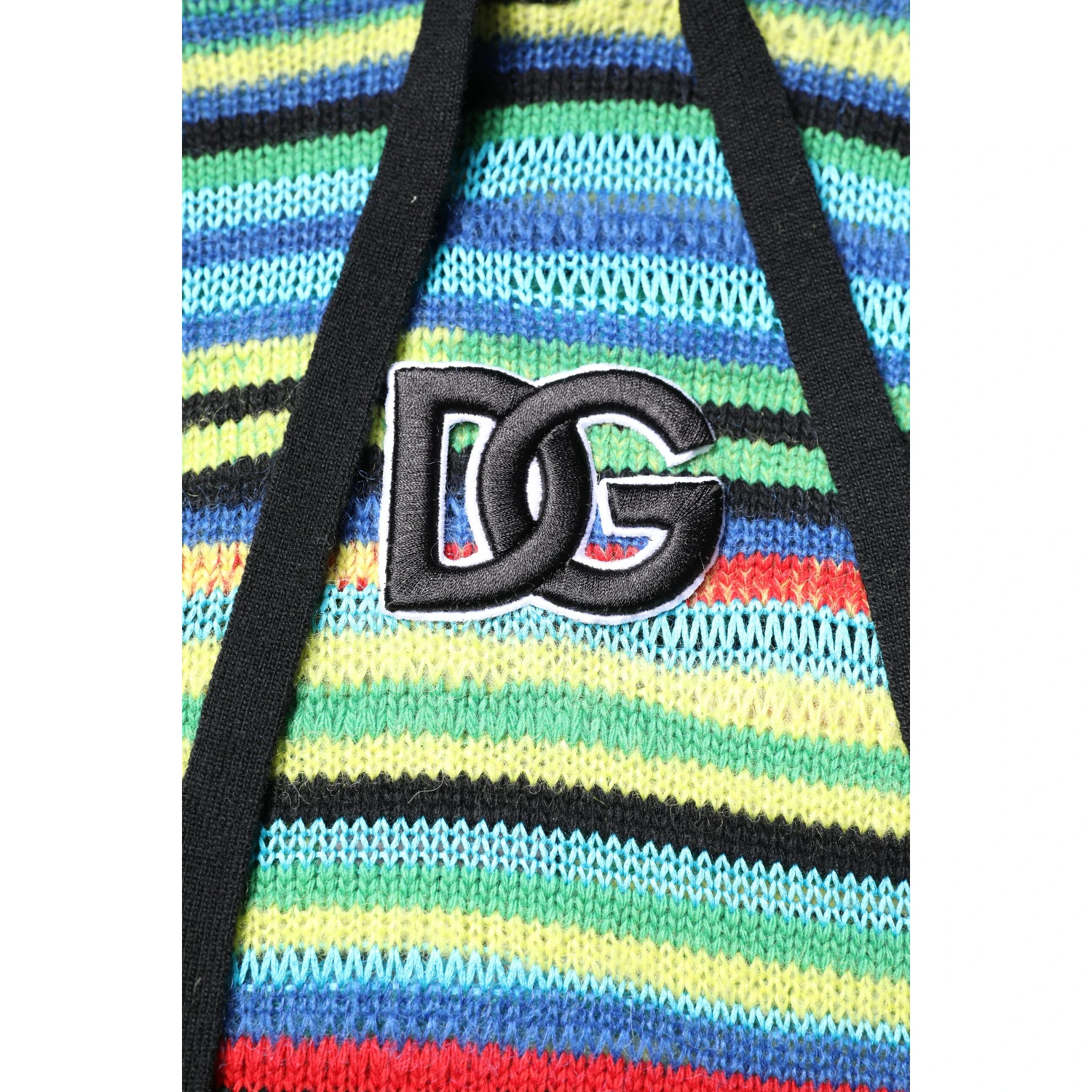Multicolor Cotton Hooded Pullover Sweater