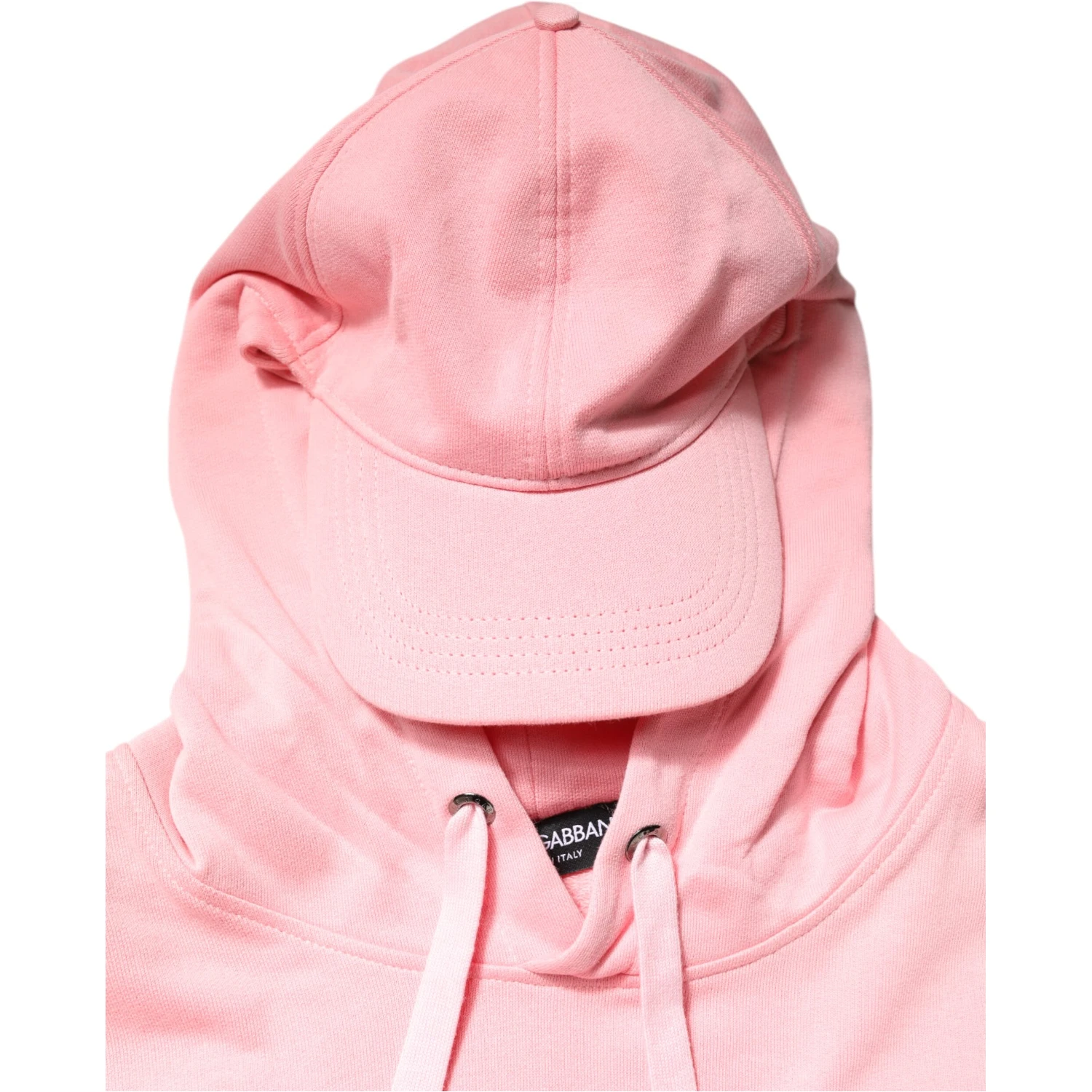 Pink Cotton Hooded Men Sportswear Vest Sweater