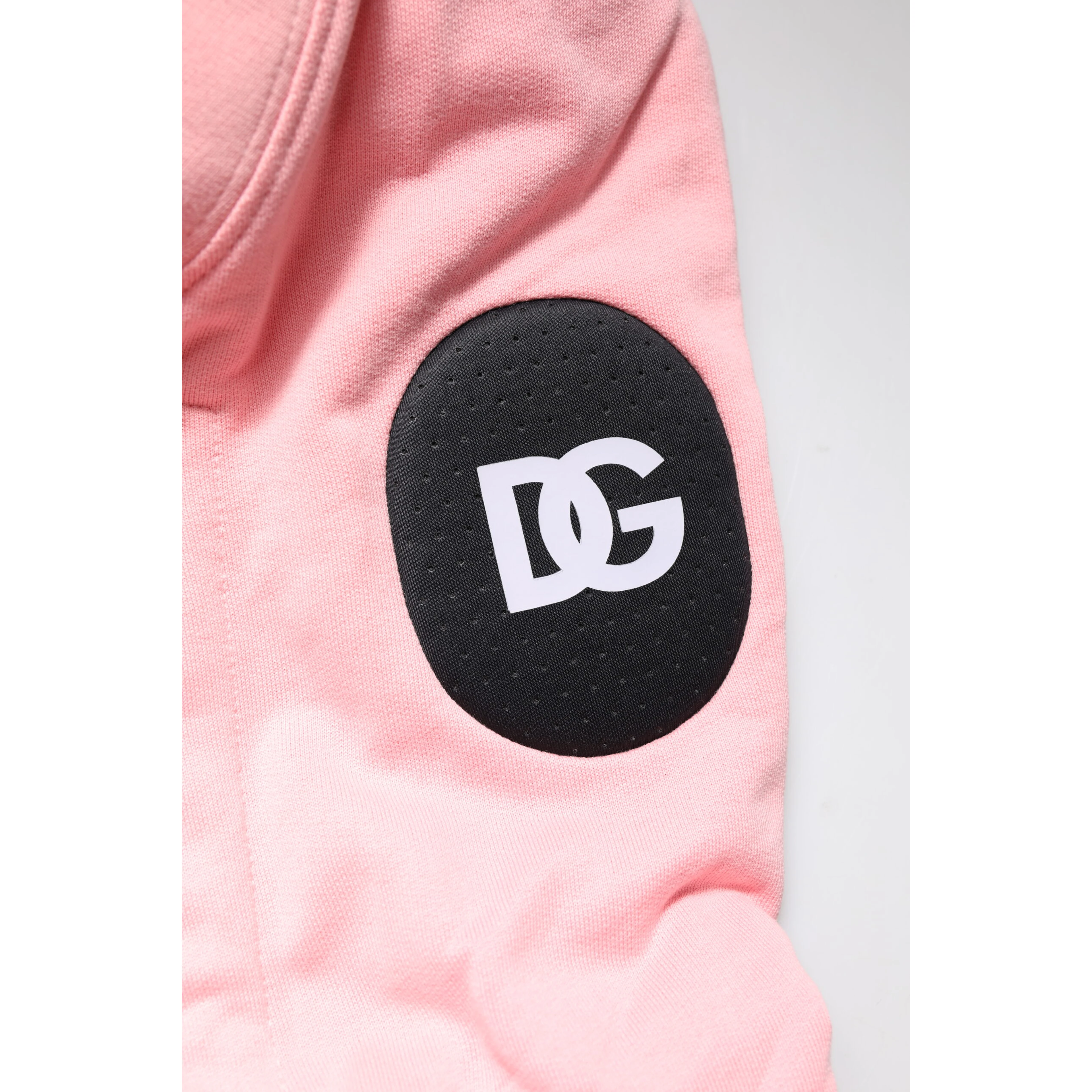 Pink Cotton Hooded Men Sportswear Vest Sweater