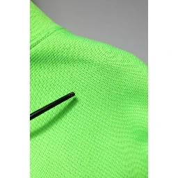 Green Polyester Hooded Sportswear Vest Sweater