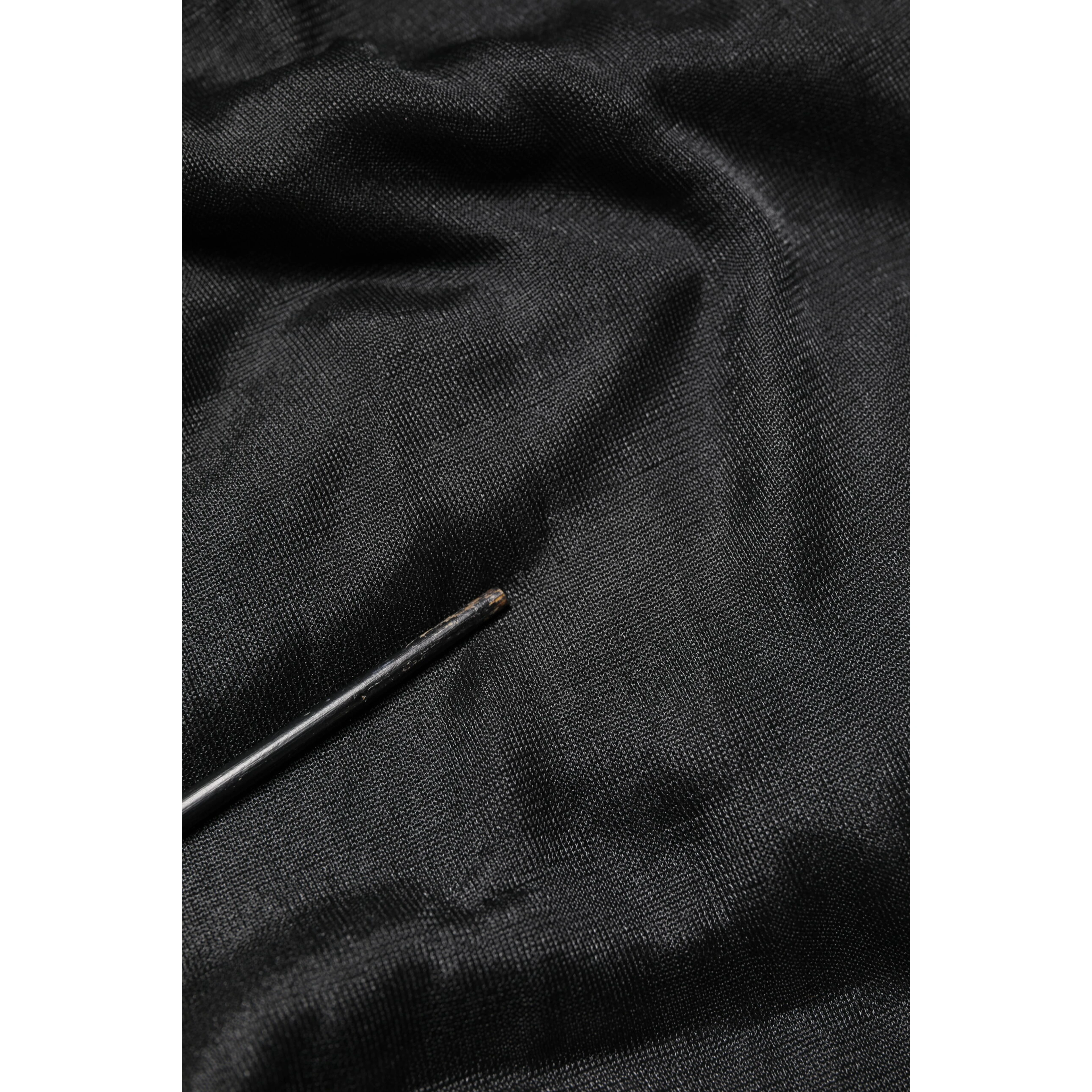 Black Logo Knitted Crewneck Pullover Sweater