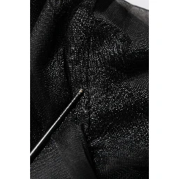Black Logo Knitted Crewneck Pullover Sweater
