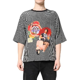 Black Graphic Print Short Sleeve T-shirt