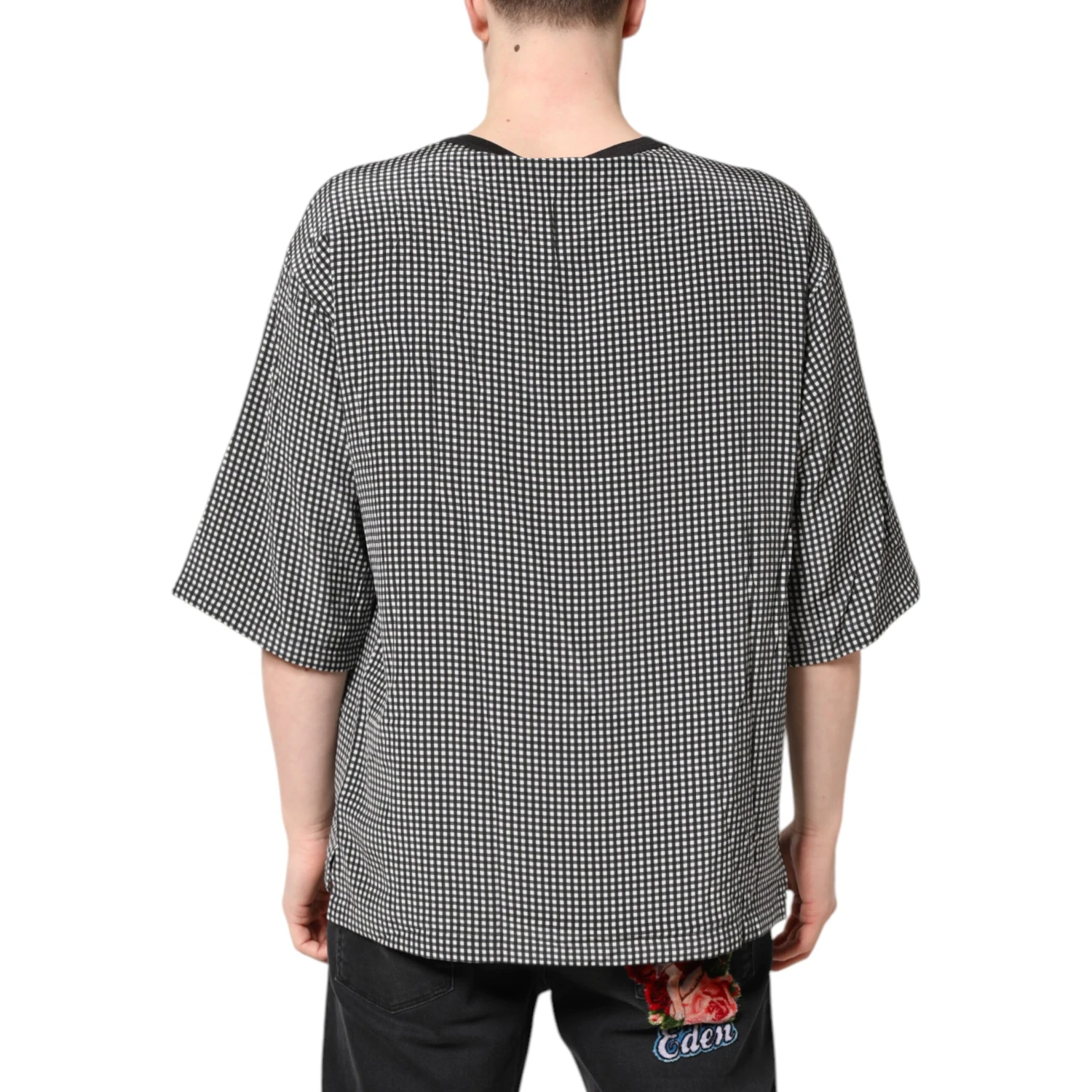 Black Graphic Print Short Sleeve T-shirt