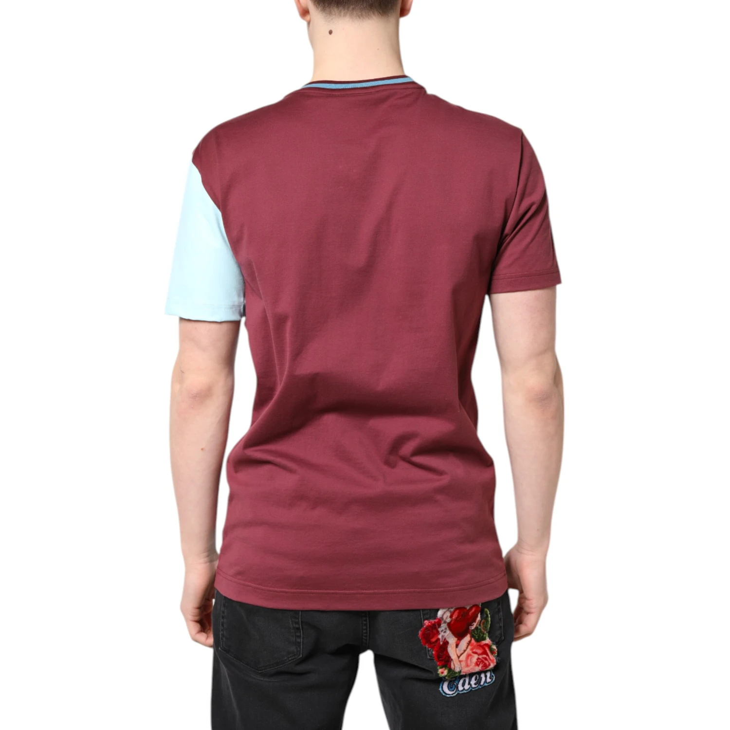 Multicolor Printed Logo Short Sleeve T-shirt