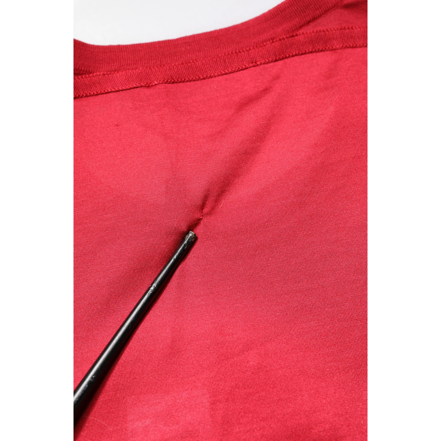 Red Silk DG Crown Logo Short Sleeve T-shirt