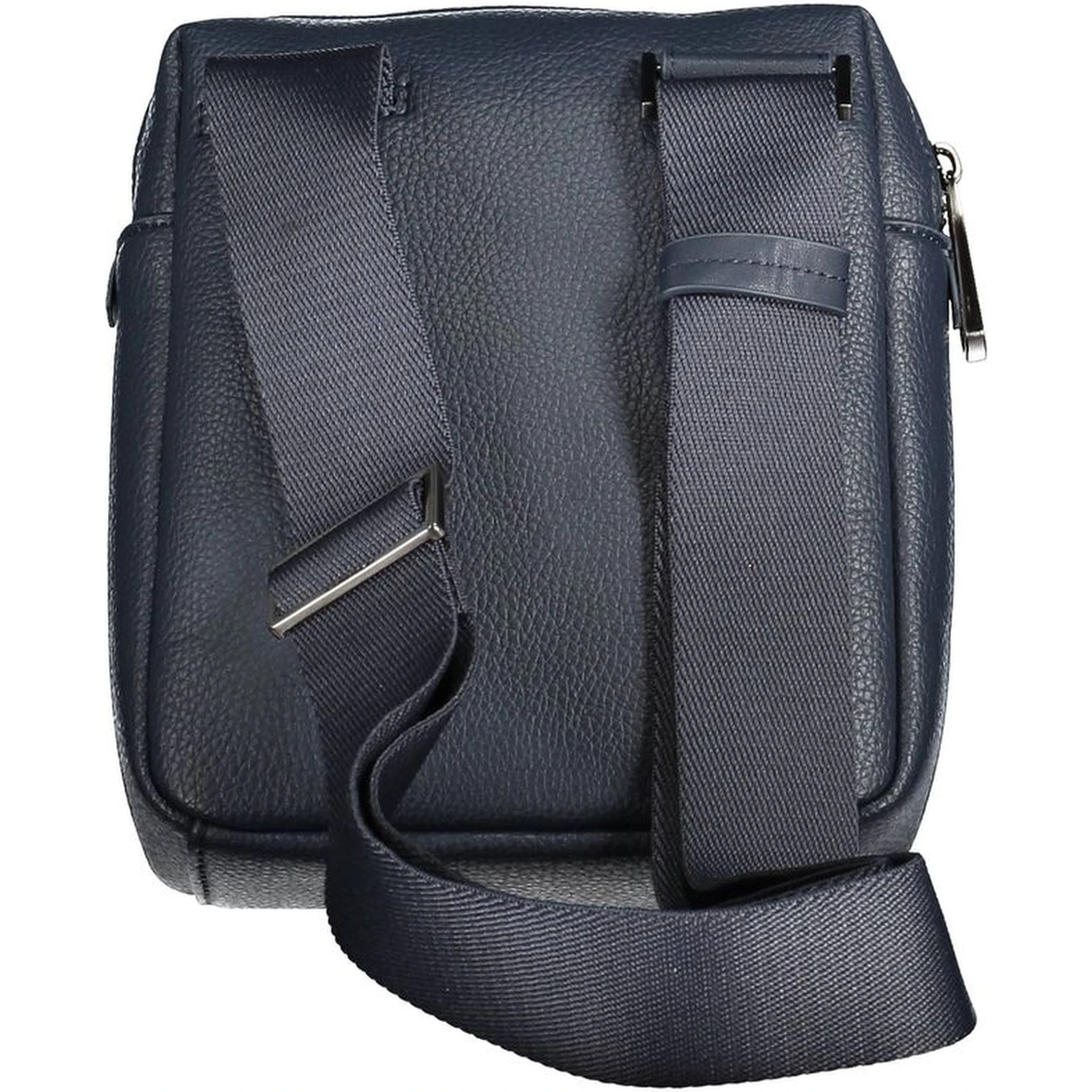 Blue Polyester Men Shoulder Bag