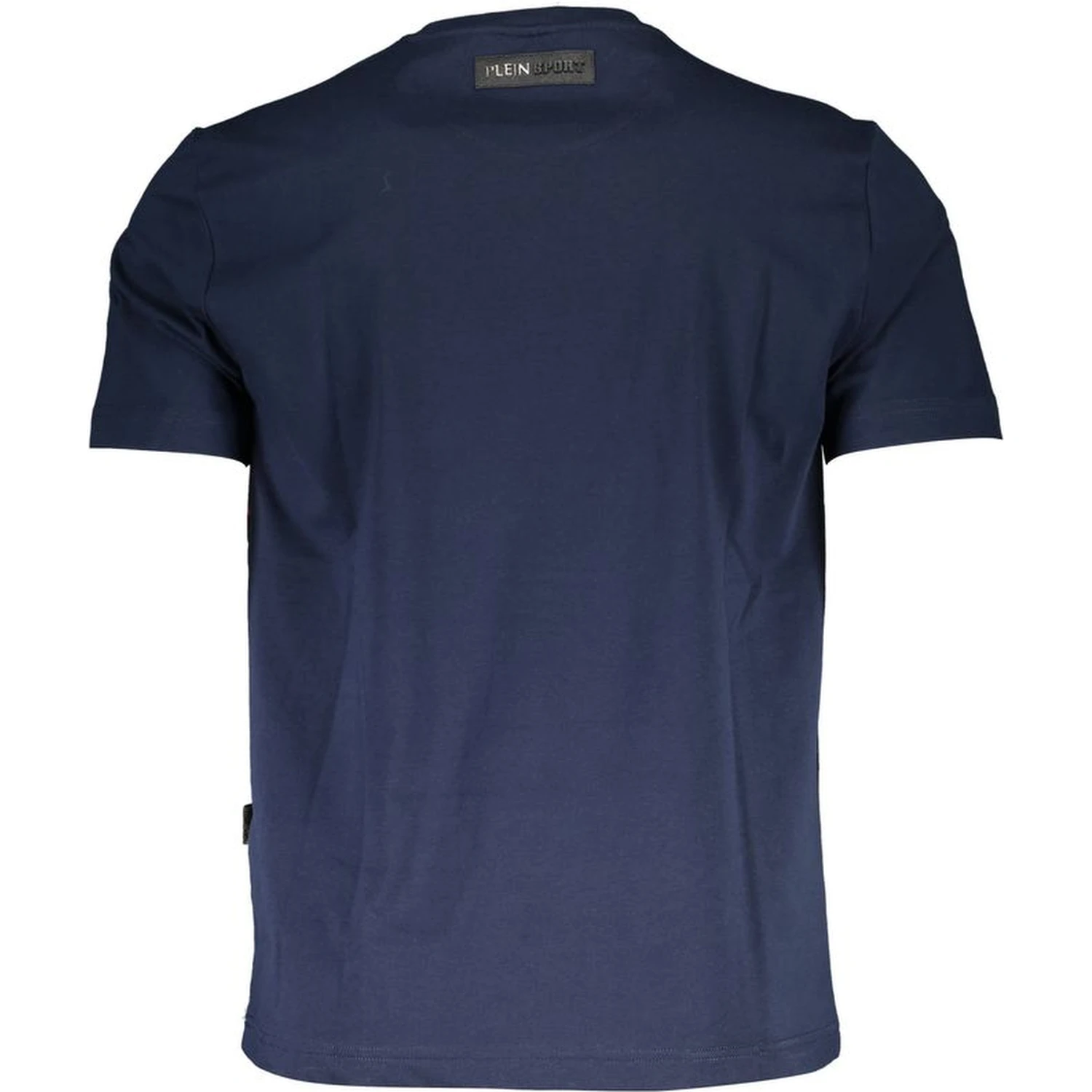 Blue Cotton Men T-Shirt