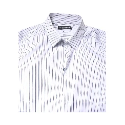 White Stripes GOLD Cotton Formal Shirt