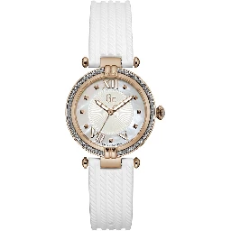 White Synthetic Dress Watch