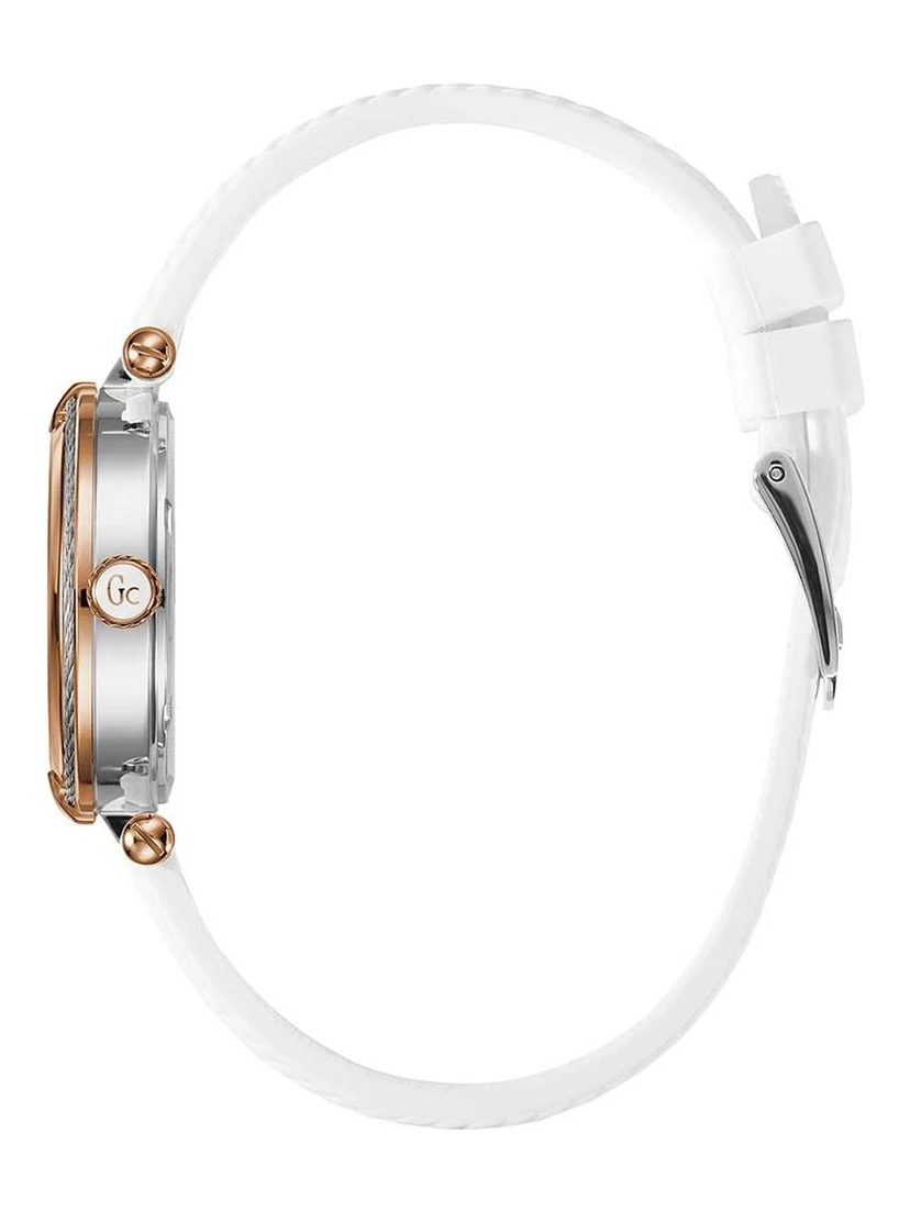 White Synthetic Dress Watch