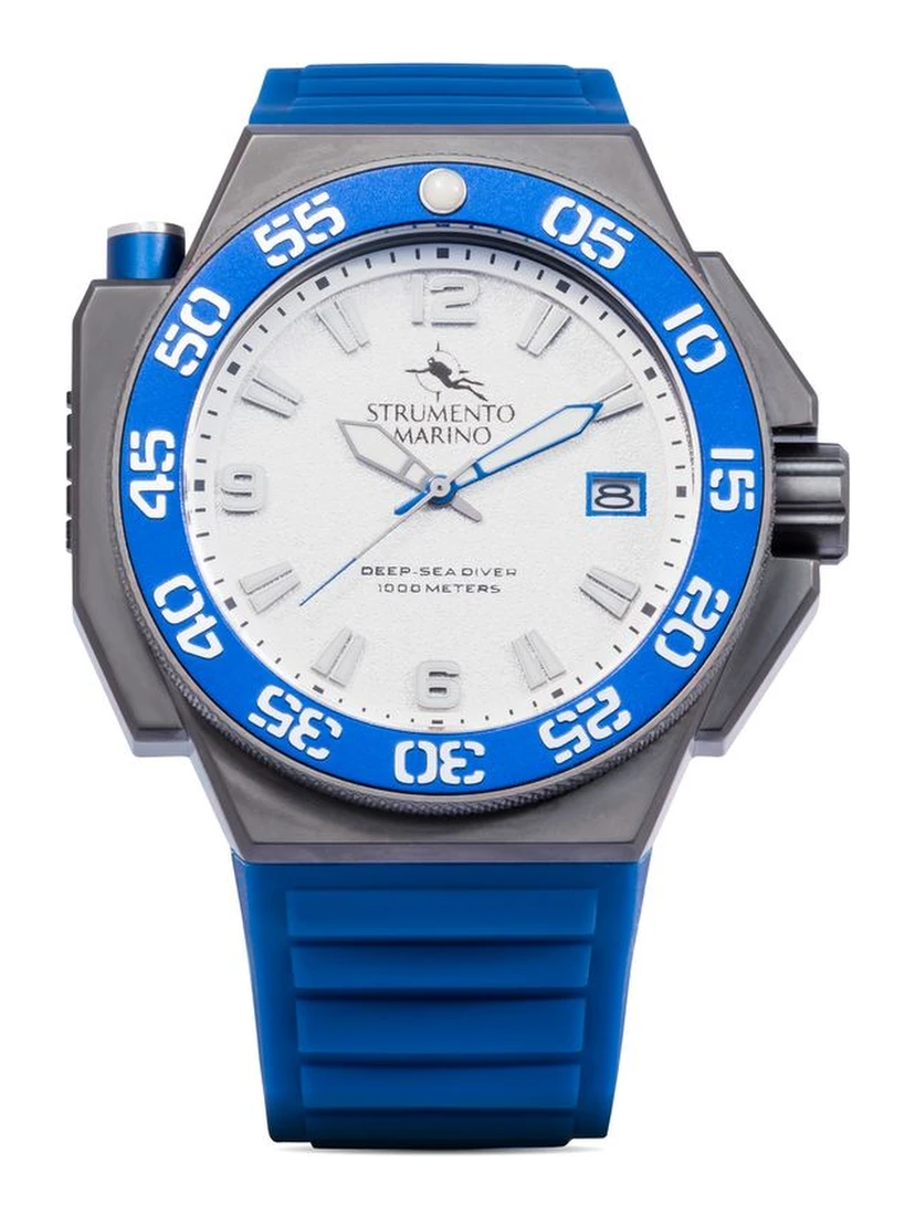 Blue Synthetic Sport Watch