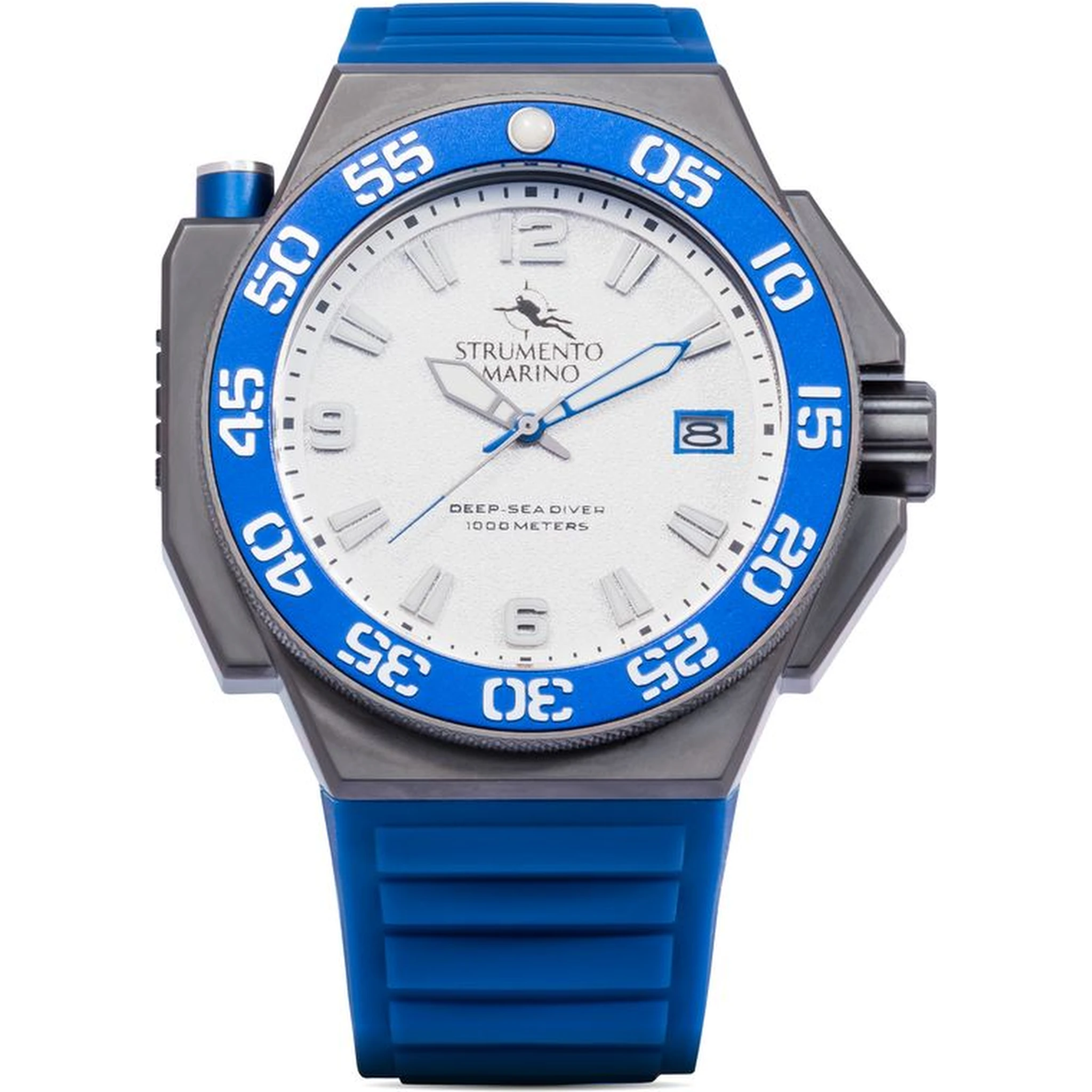 Blue Synthetic Sport Watch