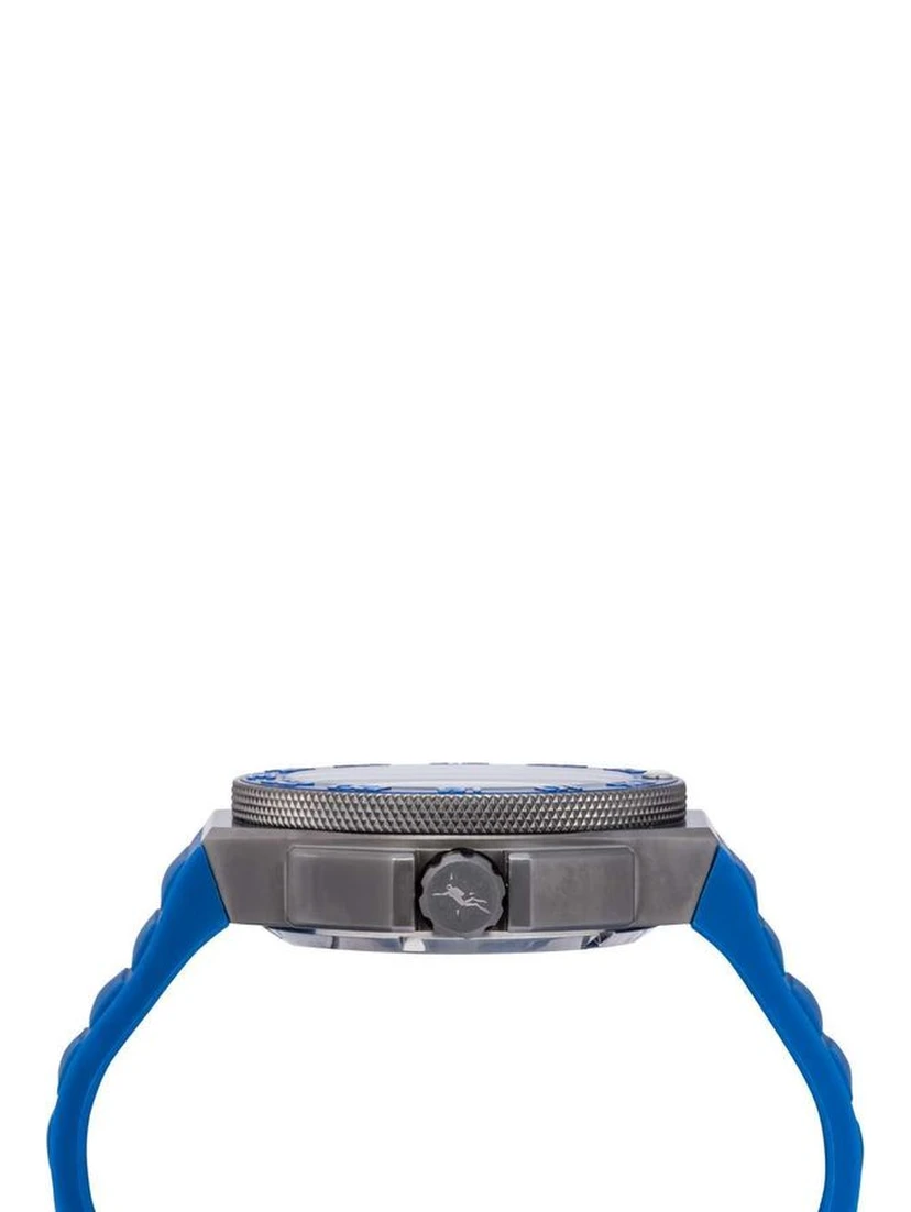 Blue Synthetic Sport Watch