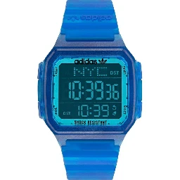 Blue Synthetic Sport Watch